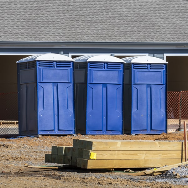 do you offer hand sanitizer dispensers inside the porta potties in Mystic